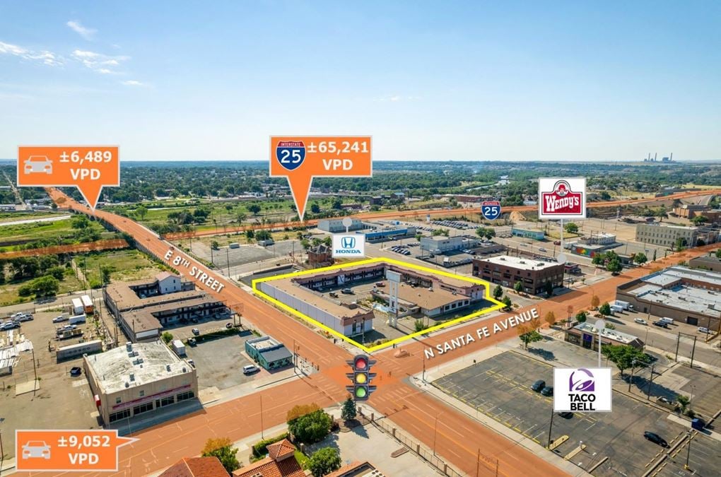 Santa Fe Inn & Suites – Pueblo, CO | 79 Keys | Downtown | Signalized Hard Corner