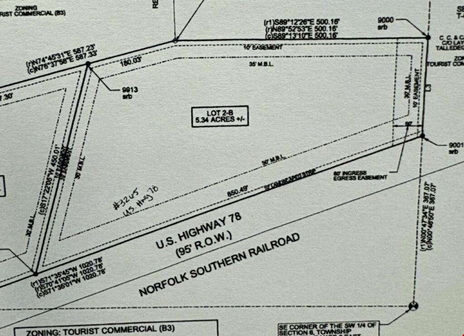 prime development Land For sale in Moody off of I-20 exit with owner financing available