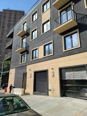 1,600 - 3,200 SF | 842 Flushing Avenue | Ground Level Industrial Space with Drive in Doors + Lower Level Vanilla Box Office Space with Private Offices for Lease