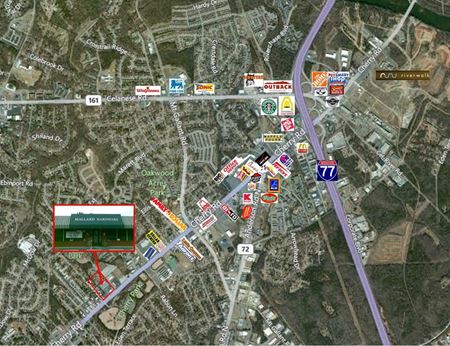 Free Standing Bldg.; Hard Corner @ Signalized Intersection Across from Cherry Park - Rock Hill