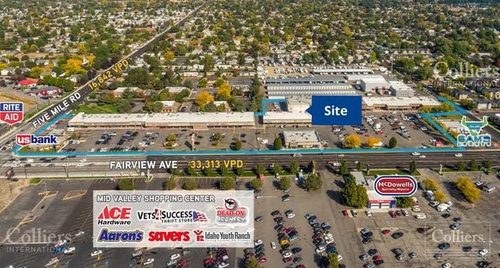 Retail Space For Lease | Fairview Plaza West | Boise, ID