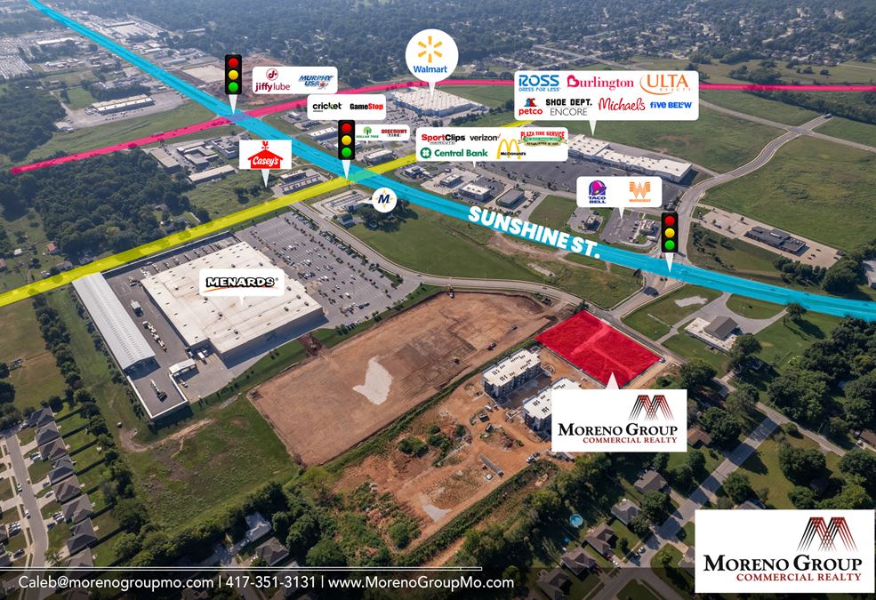 Menard's Shadowed Development Land