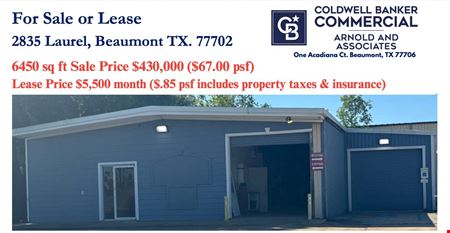 Industrial space for Sale at 2835 Laurel St in Beaumont