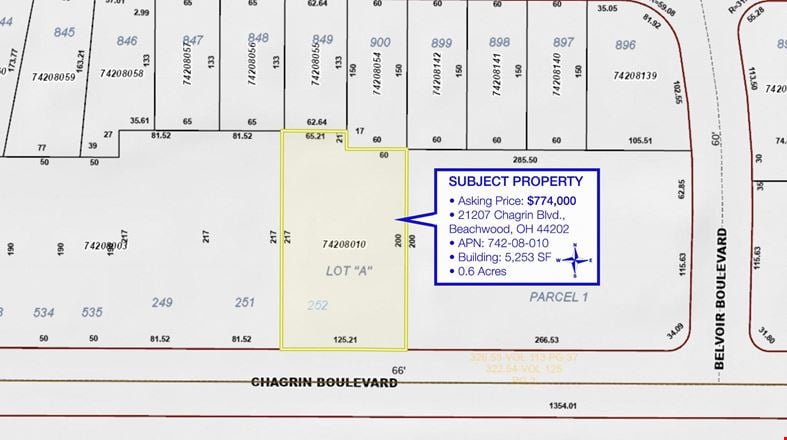 Office Building Available for Sale on Busy Beachwood Corridor