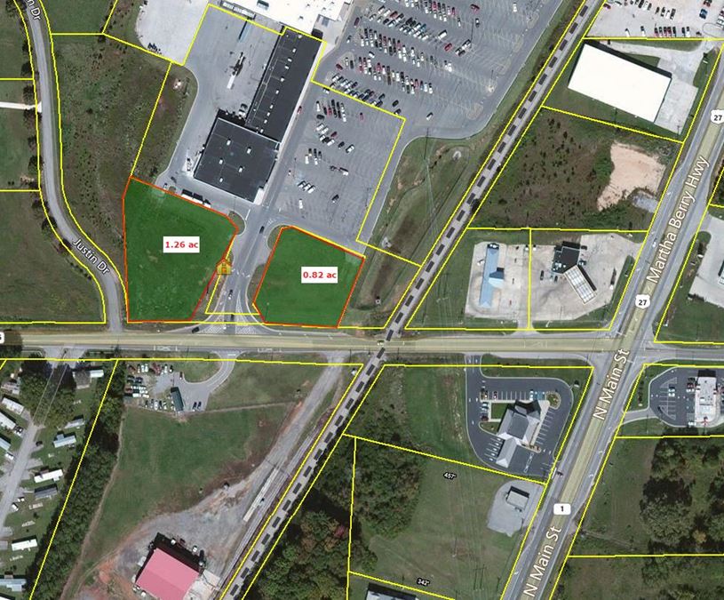 Walmart Outparcel 2-.82 acres. Lafayette, GA.