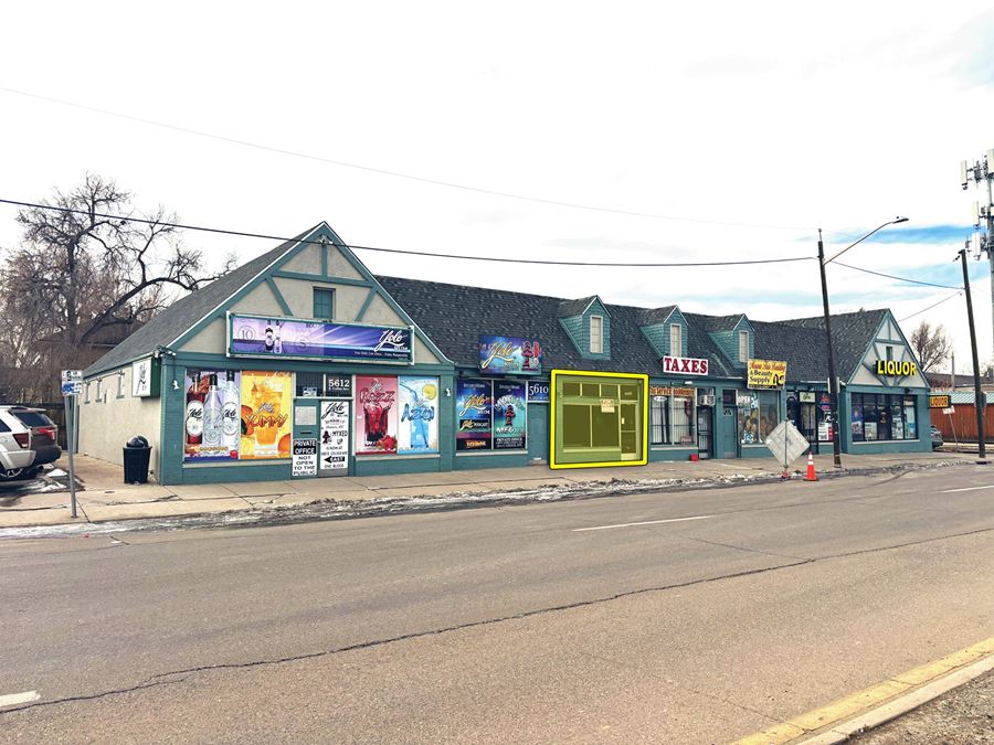 East Colfax & Holly Street Retail Space For Lease