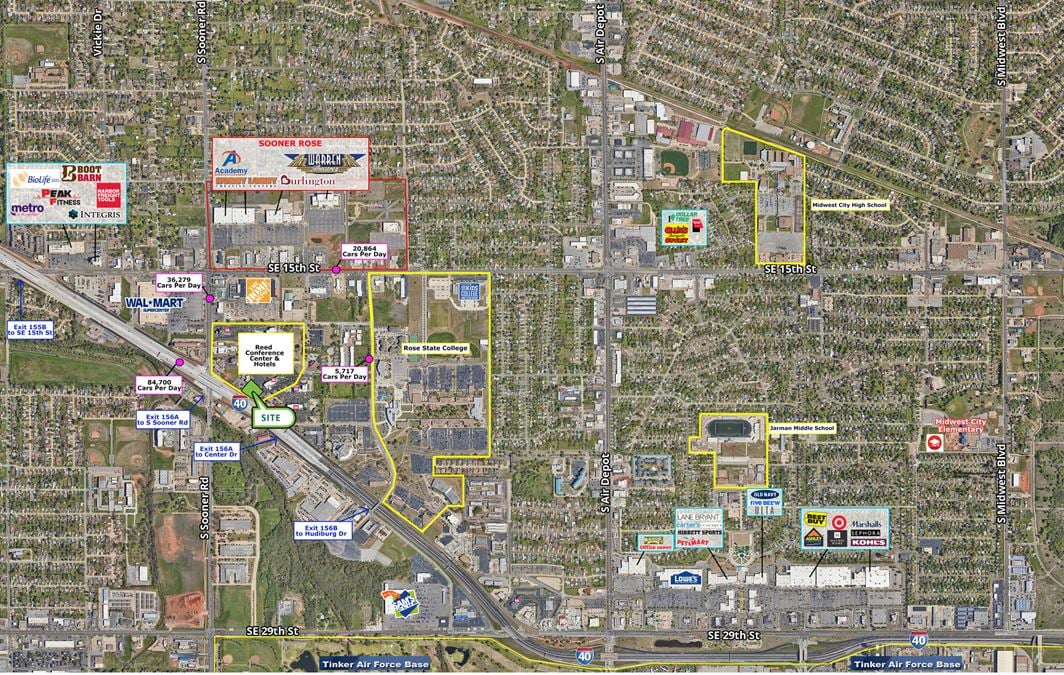 Prime Interstate 40 Retail Opportunity | Midwest City