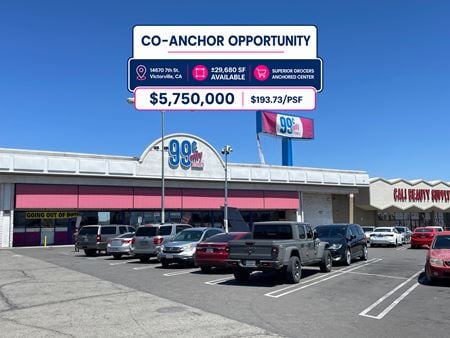 Retail space for Rent at 14670 7th St in Victorville