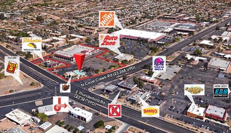 Retail space for Rent at 12202 N Cave Creek Rd in Phoenix