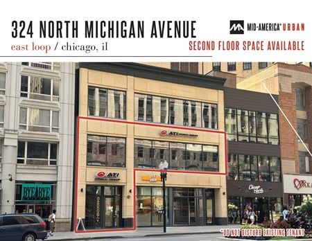 Retail space for Rent at 324 North Michigan Avenue in Chicago
