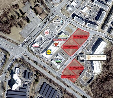 VacantLand space for Rent at 1901, 1911, 1930 and 1950 Grand Way Blvd in Largo