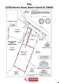 6.68 acres of Industrial Outdoor Storage (IOS) w/ Warehouse