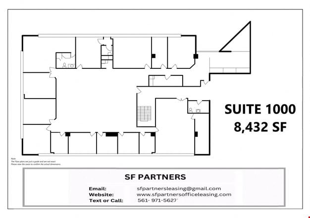 8432 SF Suite 1000 Professional and Medical Office Space