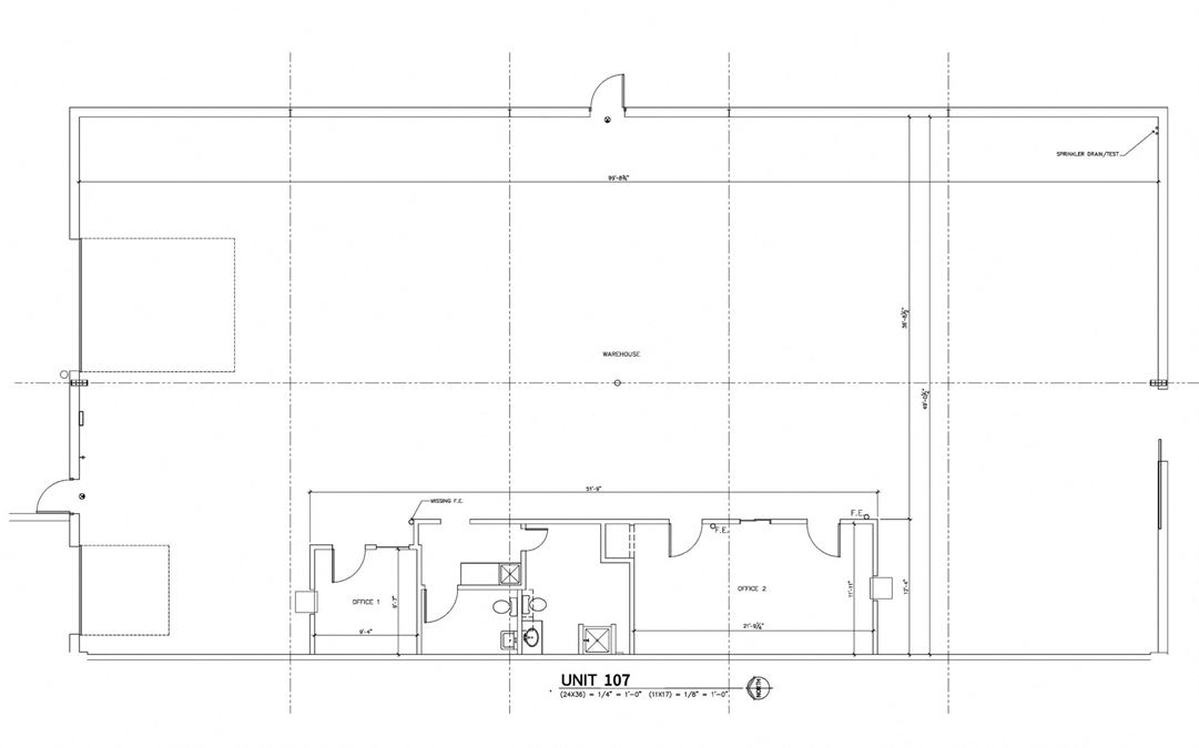 OFFICE/WAREHOUSE WITH DOCK