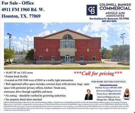 Office space for Sale at 4911 FM-1960 W in Houston