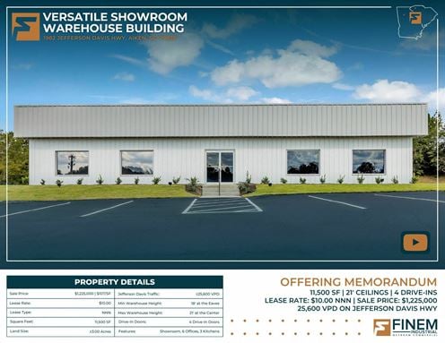 11,500 SF Flex Space | Warehouse | Showroom
