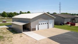 Turnkey Byron Service Garage with Highway 14 Frontage