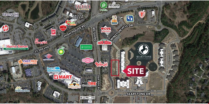 VacantLand space for Sale at Winston Hill Dr in Cary