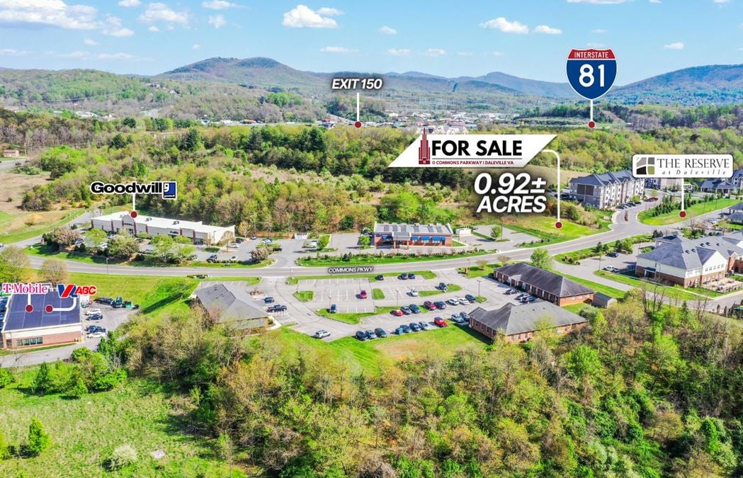 Build to Suit | Botetourt Commons | Pad Ready Land