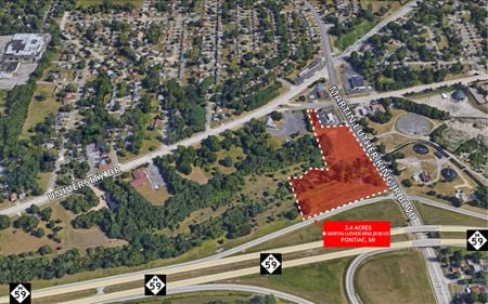 Photo of commercial space at MLK Blvd & University Dr in Pontiac