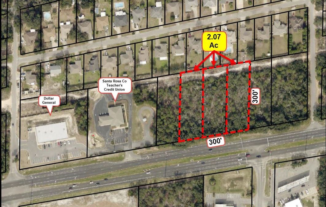 2 acres-Vacant Land / 4970 Gulf Breeze Pkwy