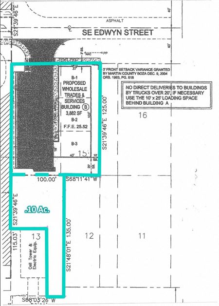 Photo of commercial space at SE Edwyn Court in Hobe Sound