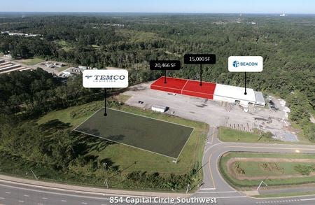 Industrial space for Rent at 854 Capital Circle Southwest in Tallahassee