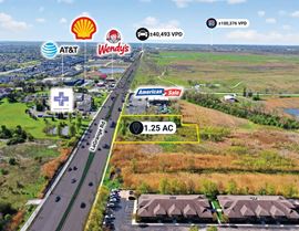 $1 Auction – 1.25 Acre Chicago MSA Site | 40K VPD | $129K Avg HHI