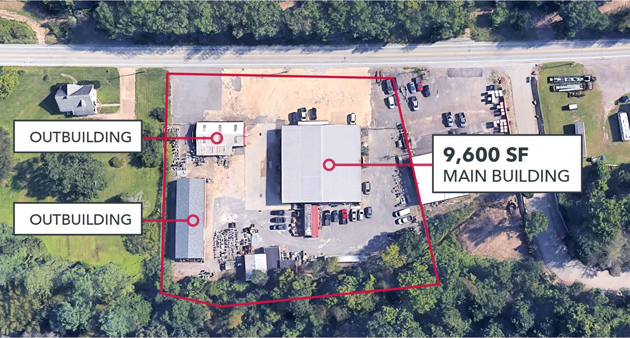 9,600 SF Industrial Facility with 2-Acre Yard