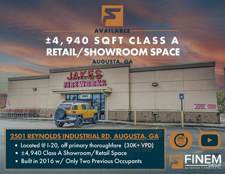 ±4,940 Sqft Class A Retail/Showroom Space - Martinez