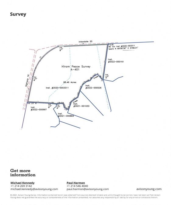 +/- 76 ac freeway development parcels