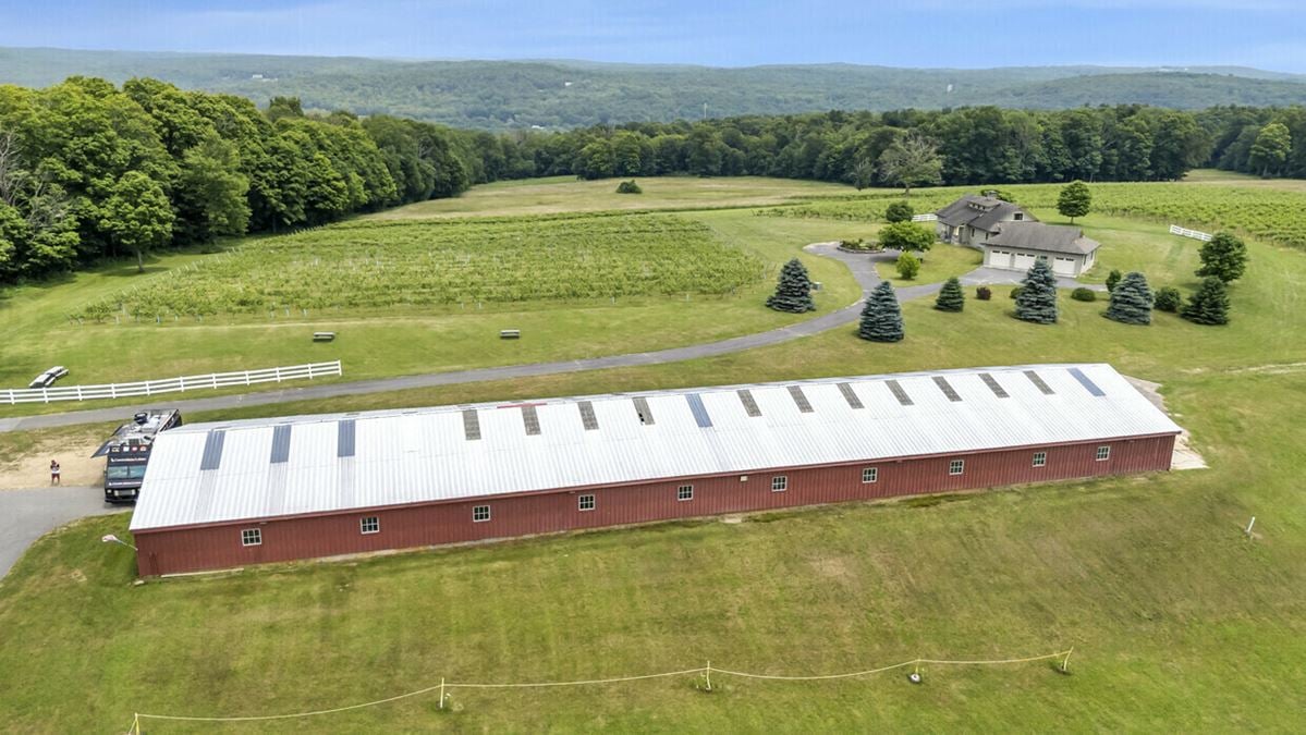 Connecticut Winery + Residence on 137 Acres