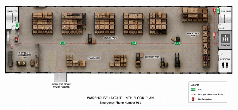 Industrial - Vertical Warehouse - Freight Terminal - Distribution 