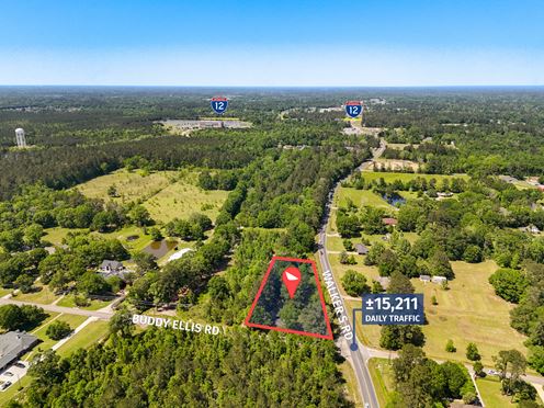 Corner Acreage with Development Potential Near I-12