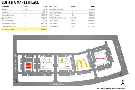 Retail space for Rent at 381 Cypress Parkway in Poinciana