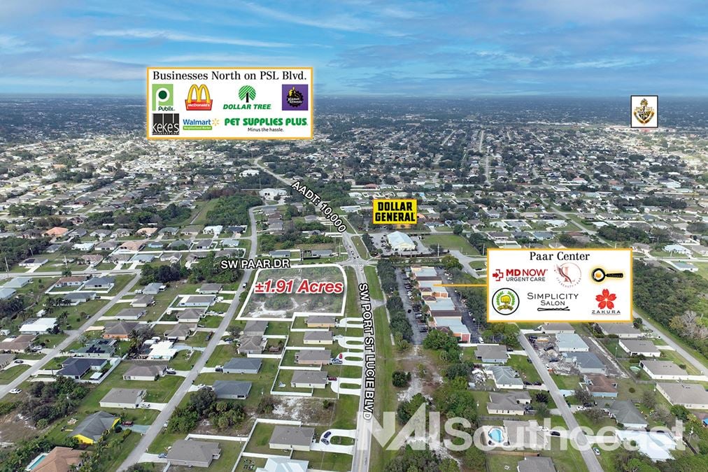 1.91 Acres for Commercial Development