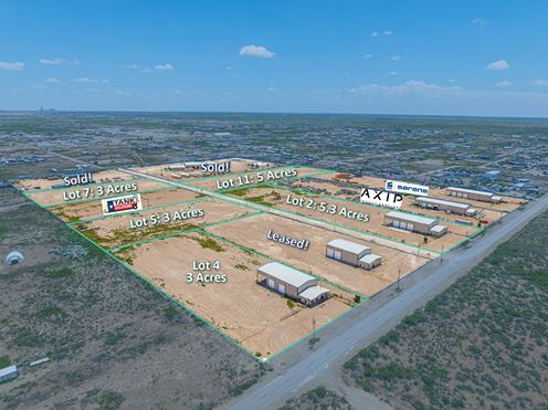 Odessa West Industrial Park: 3-5 Acre Lots