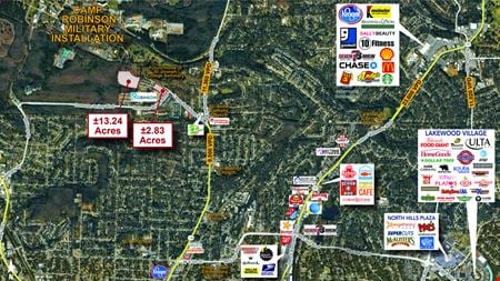 VacantLand space for Sale at Camp Robinson Rd & Donovan Briley Blvd in North Little Rock