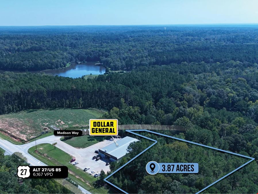 $1 Auction – 3.87 Acre Parcel | $116K Annual HH Income | Columbus, GA MSA