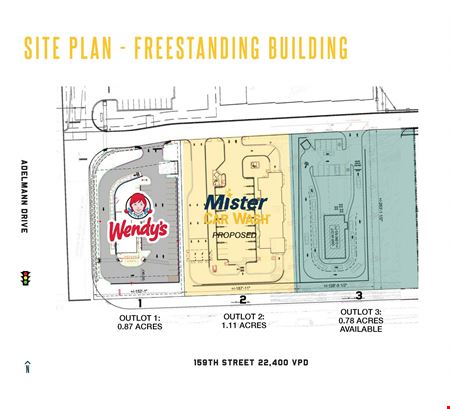 Photo of commercial space at 159th Street and Adelmann Drive in Lockport