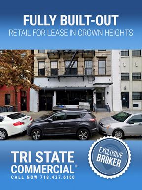 3,000 SF | 1467 Bedford Ave | Built Out Event Space for Lease
