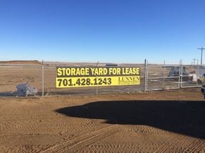 Fenced & Graveled Storage Yard for Lease