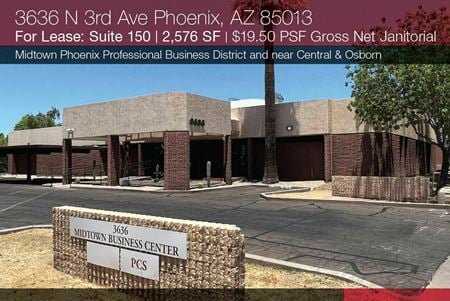 Office space for Rent at 3636 N 3rd Ave in Phoenix