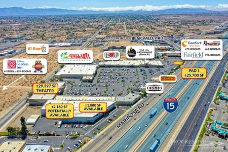 Retail space for Rent at 12353 Mariposa Road in Victorville