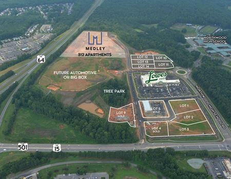 Photo of commercial space at Northwood High School Rd in Pittsboro