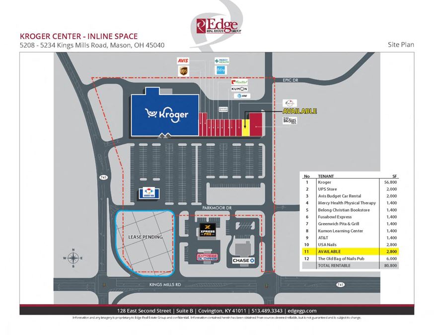 KROGER CENTER - INLINE SPACE