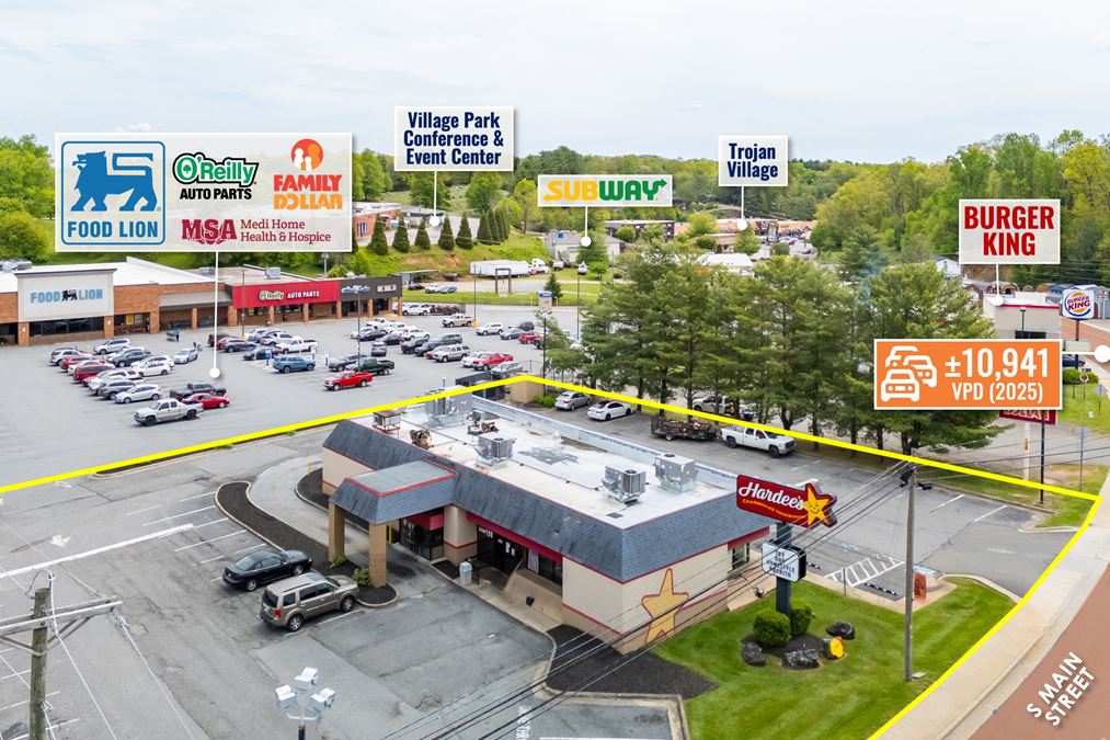 REIT Sale | Former Hardee’s | Food Lion Adjacent | 10K VPD | 1.05 Acres