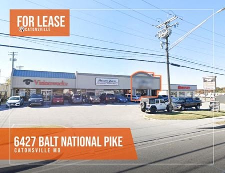 Retail space for Rent at 6427 Baltimore National Pike in Catonsville