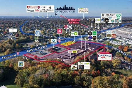 Retail space for Sale at 3535 S Emerson Ave in Beech Grove
