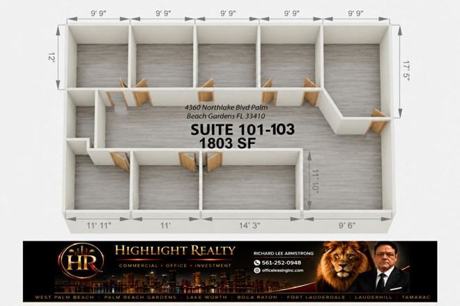 1803 SF Suite 103 PROFESSIONAL & MEDICAL OFFICE SPACE FOR LEASE(Leased)